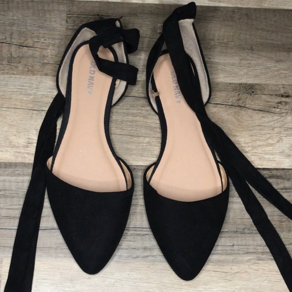 Black Lace Up Sandals